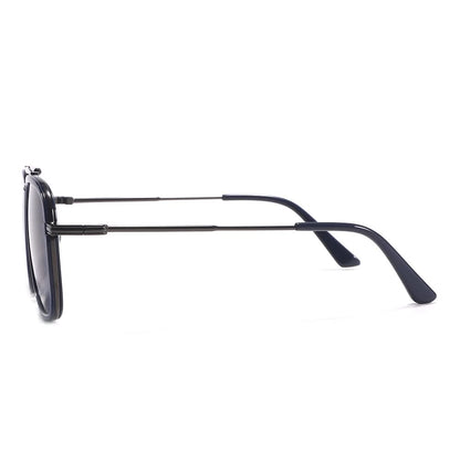 Dollger Square Aviator Black Sunglasses