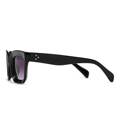 Dollger Thick Acetate Trapezoidal Sunglasses
