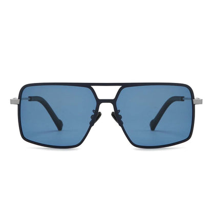 Dollger Titanium Frame Square Aviator Sunglasses