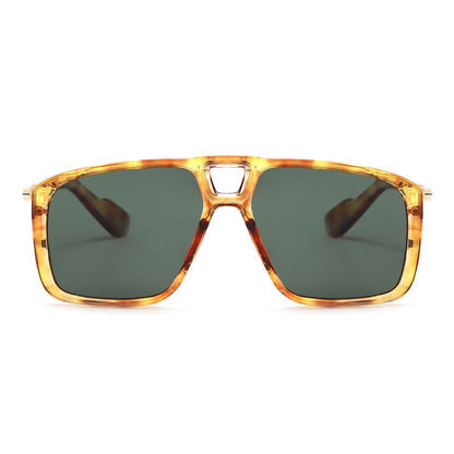 Dollger Vintage Bridge Square Tinted Sunglasses