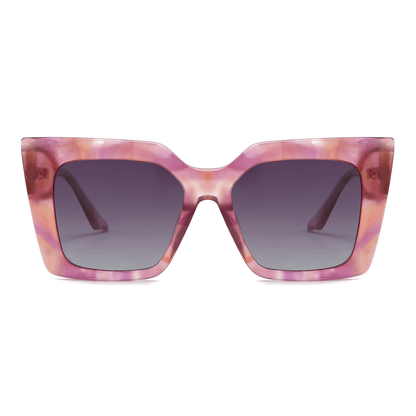 Dollger Elegant Classic Oversized Square Cat Eye Sunglasses