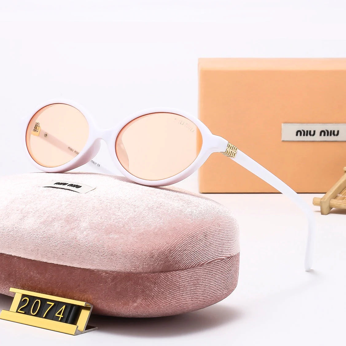 Fashion hot 6 color sunglasses 2074