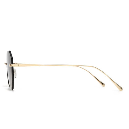 Dollger Irregular Round Tinted Sunglasses